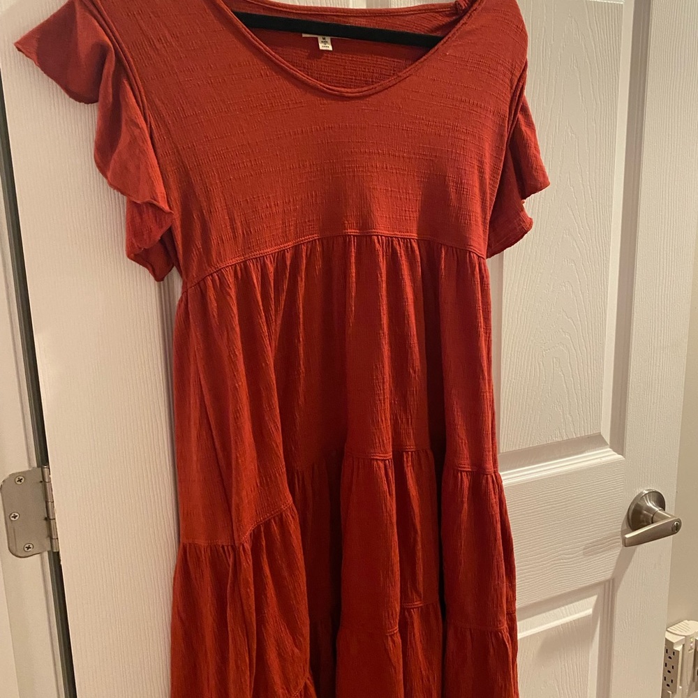 Max studio orange dress
